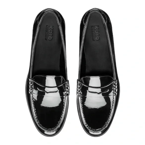 KOIO | Shoes | Koio Brera Penny Loafer In Nero Patent | Poshmark